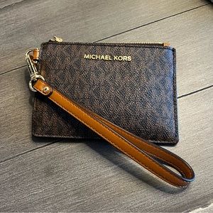 Michael Kors Logo Wristlet